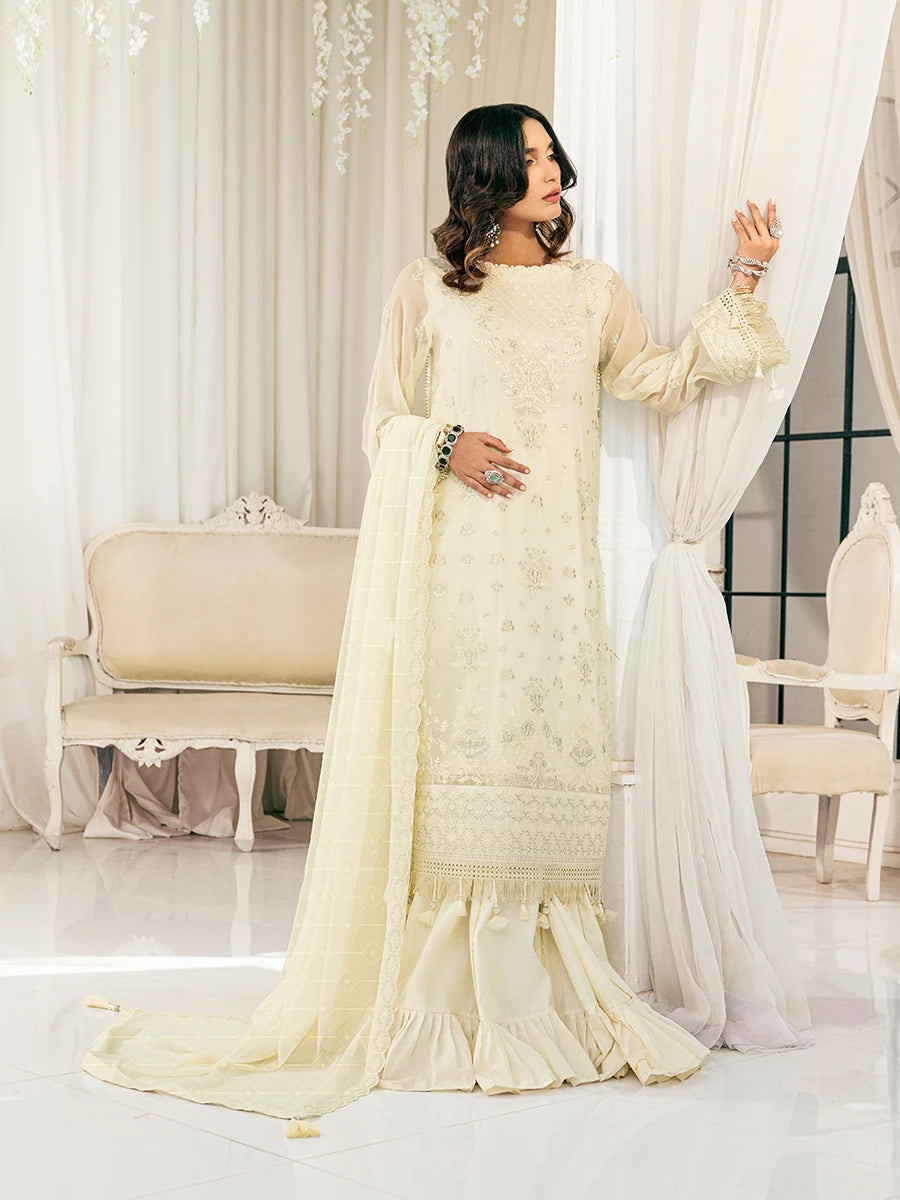 Salitex | Signature Festive Chiffon | SUNS7CH038UT XS Cream Chiffon