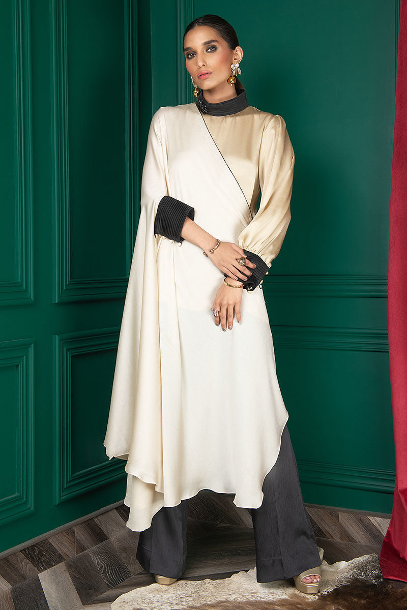 Wardha Saleem | Luxury Pret Fusion Wear | WS22-023 XS White Female