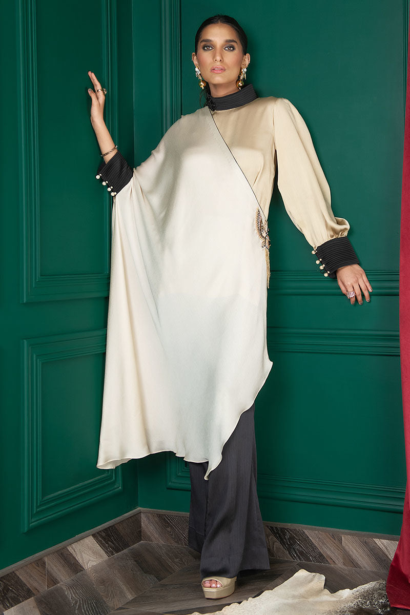 Wardha Saleem | Luxury Pret Fusion Wear | WS22-023 L White Female