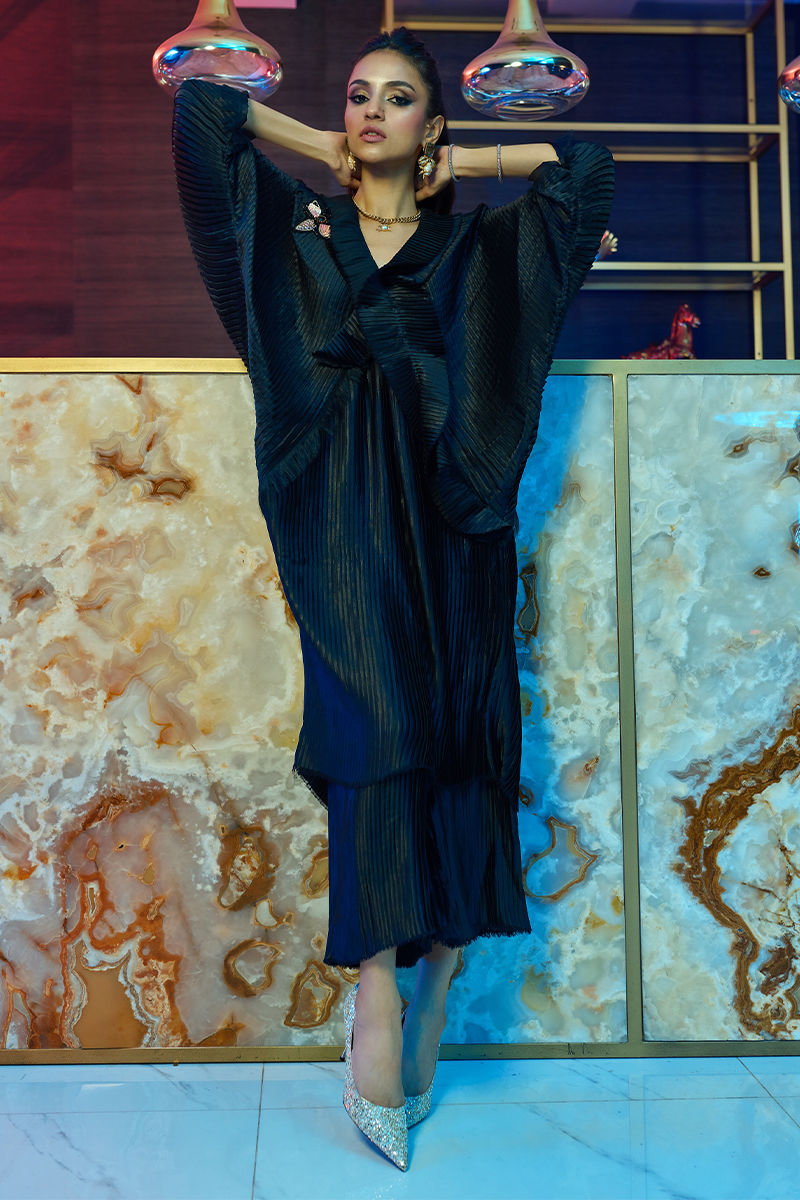 Wardha Saleem | Luxury Pret Fusion Wear | ENVY €“ 3PC CORD SET XL Deep Teal Female