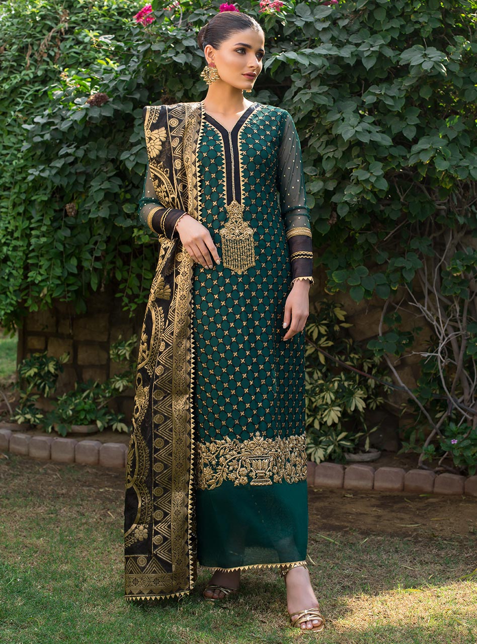 Zainab Chottani | Semi Formals | ZEVAR - Pakistani Designer Dress - by Zainab Chottani | Type: Formal - 100% Original at Saira Sultan