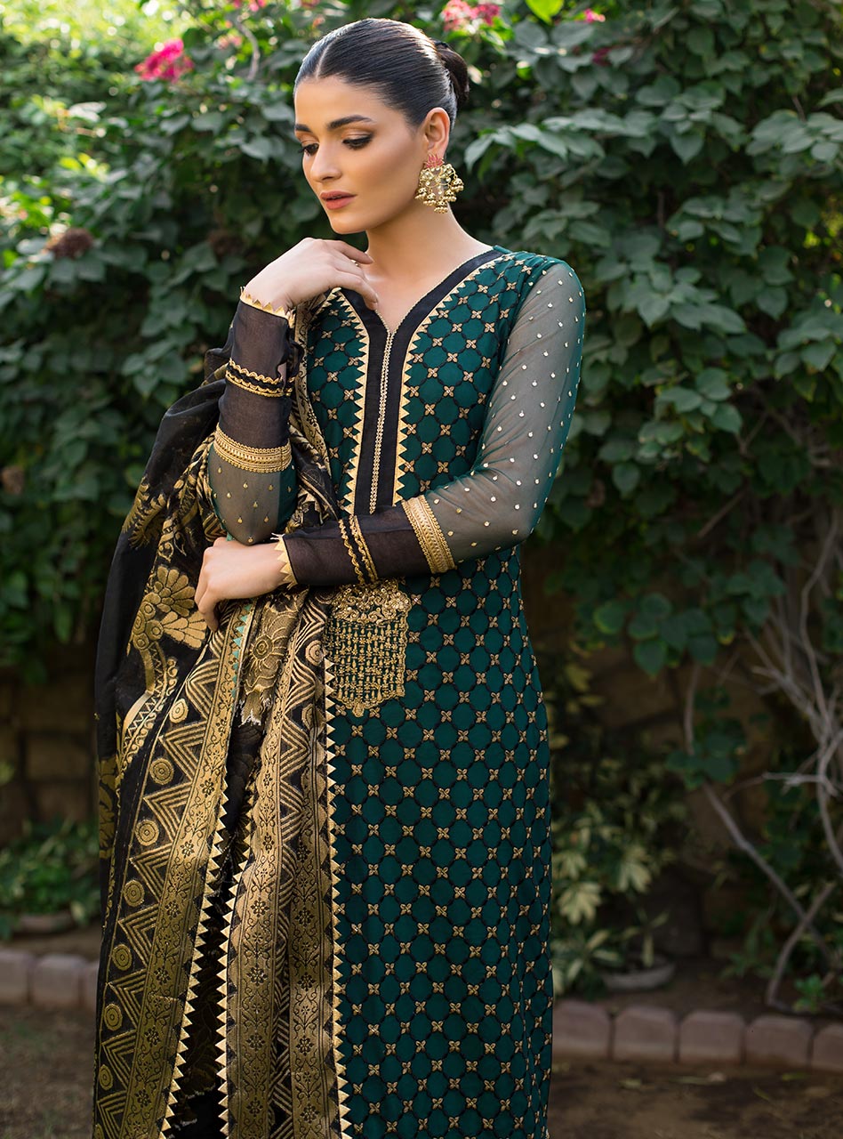 Zainab Chottani | Semi Formals | ZEVAR - Pakistani Designer Dress - by Zainab Chottani | Type: Formal - 100% Original at Saira Sultan