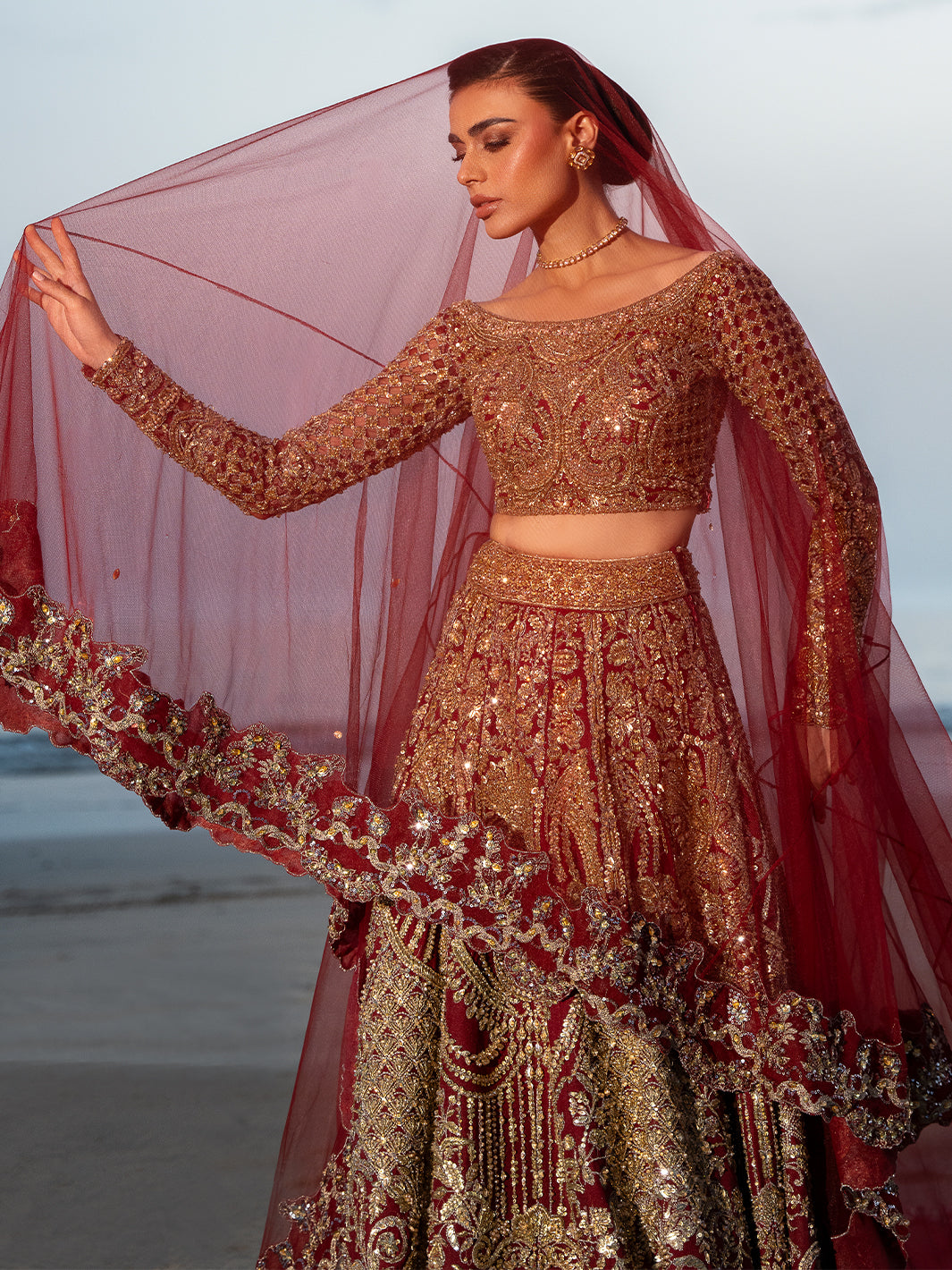 Epoque | Reverie Eternelle | Roseline Custom Size Maroon