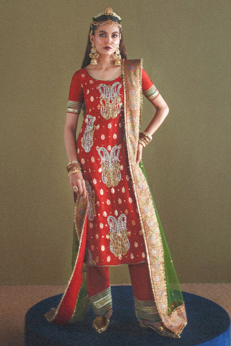 Haute Form I Dastaan Luxury Formals I Laal Pari - Pakistani Designer Dress - by Haute Form - Type : Ladies Clothes - 100% Original at Saira Sultan