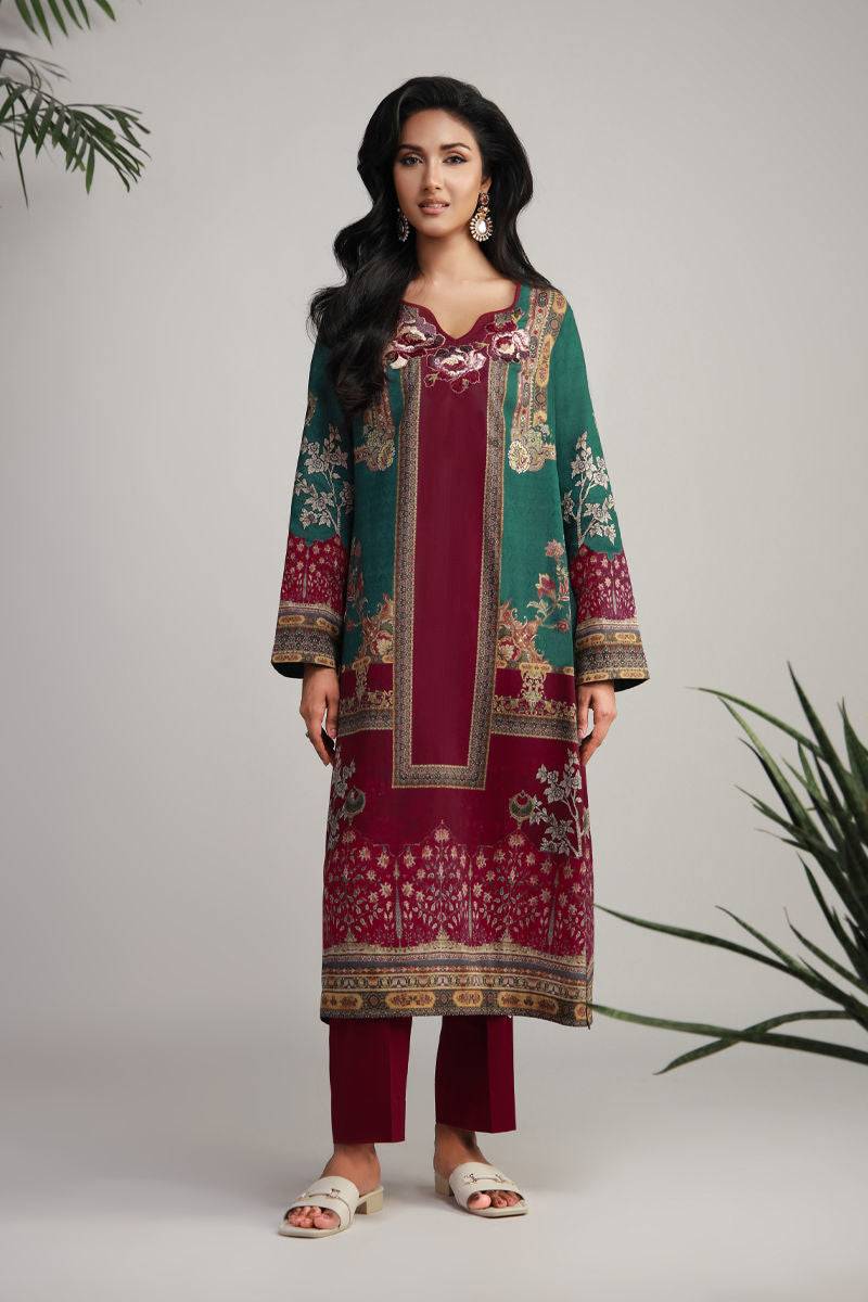 Shamaeel Ansari | Gulrang Lawn | Gulrang-02 - Pakistani Designer Dress - by Shamaeel Ansari - Type : Ladies Clothes - 100% Original at Saira Sultan