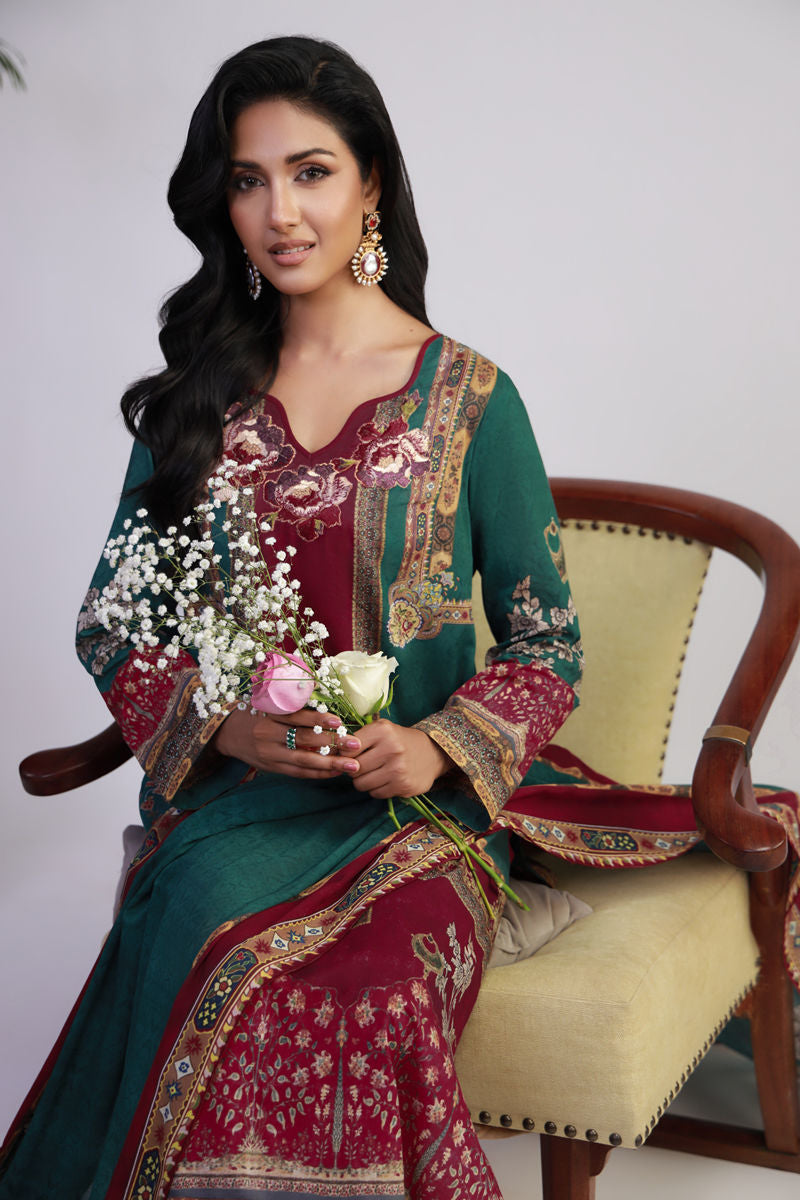 Shamaeel Ansari | Gulrang Lawn | Gulrang-02 - Pakistani Designer Dress - by Shamaeel Ansari - Type : Ladies Clothes - 100% Original at Saira Sultan