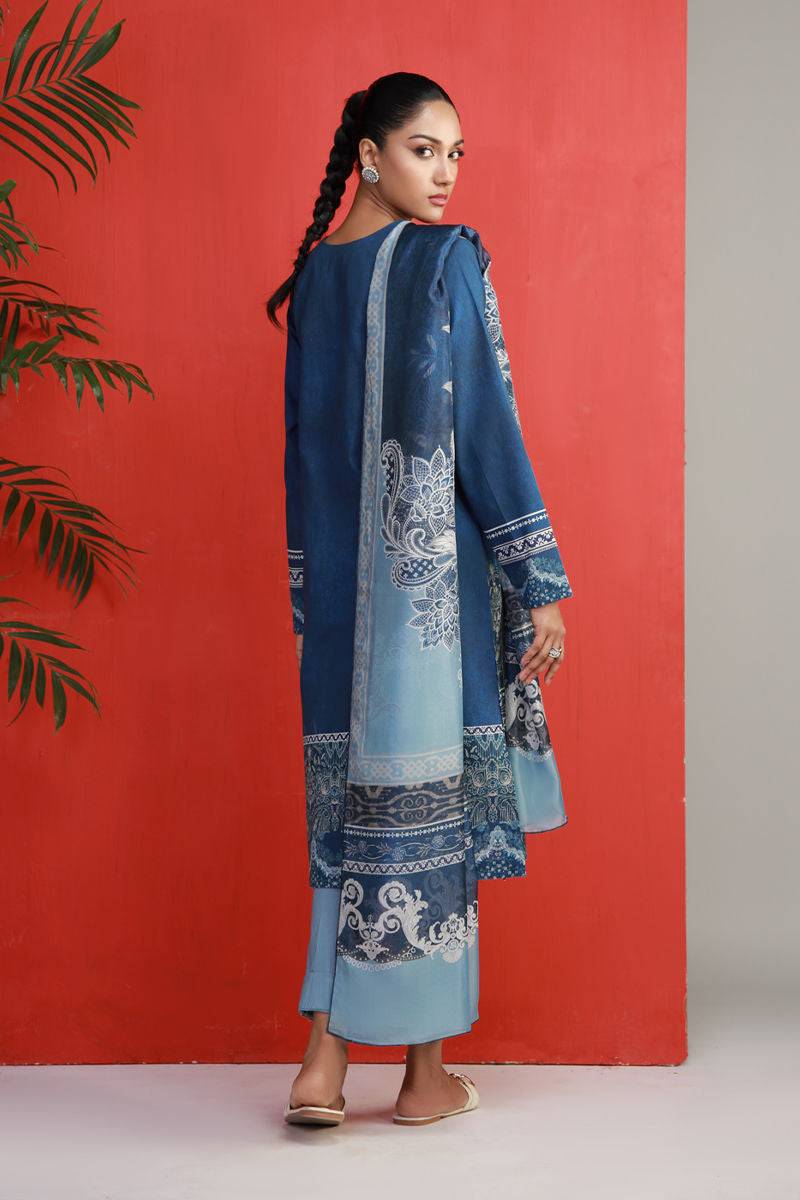Shamaeel Ansari | Gulrang Lawn | Gulrang-03 - Pakistani Designer Dress - by Shamaeel Ansari - Type : Ladies Clothes - 100% Original at Saira Sultan