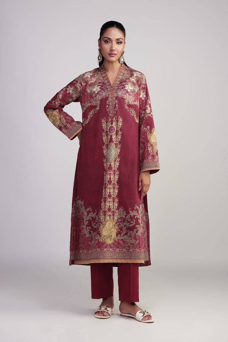 Shamaeel Ansari | Gulrang Lawn | Gulrang-05 - Pakistani Designer Dress - by Shamaeel Ansari - Type : Ladies Clothes - 100% Original at Saira Sultan