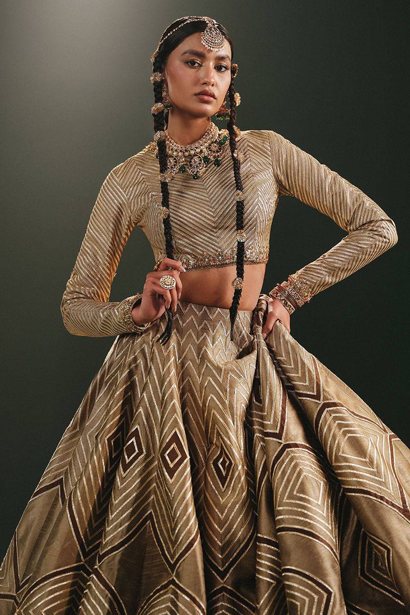 MNR | Gota Shota Vol 2 | INZAR - Pakistani Designer Dress - by MNR | Type: Bridal - 100% Original at Saira Sultan