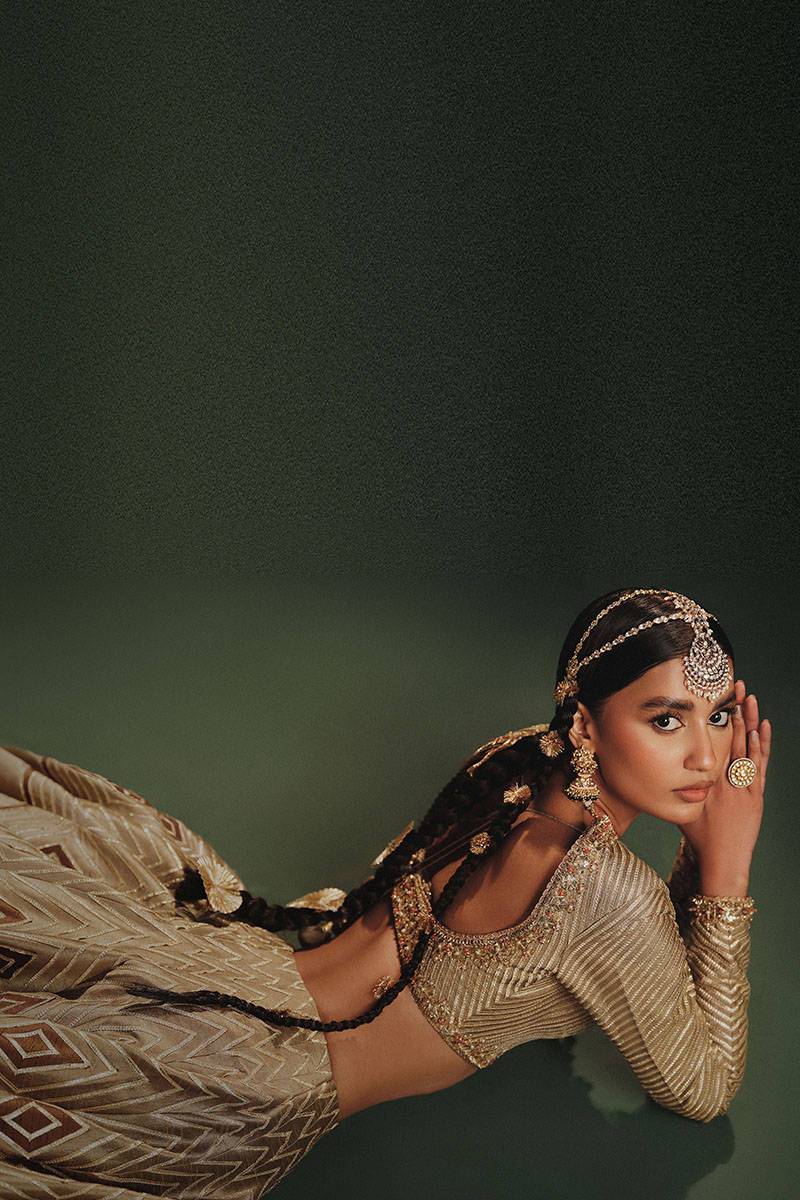 MNR | Gota Shota Vol 2 | INZAR - Pakistani Designer Dress - by MNR | Type: Bridal - 100% Original at Saira Sultan