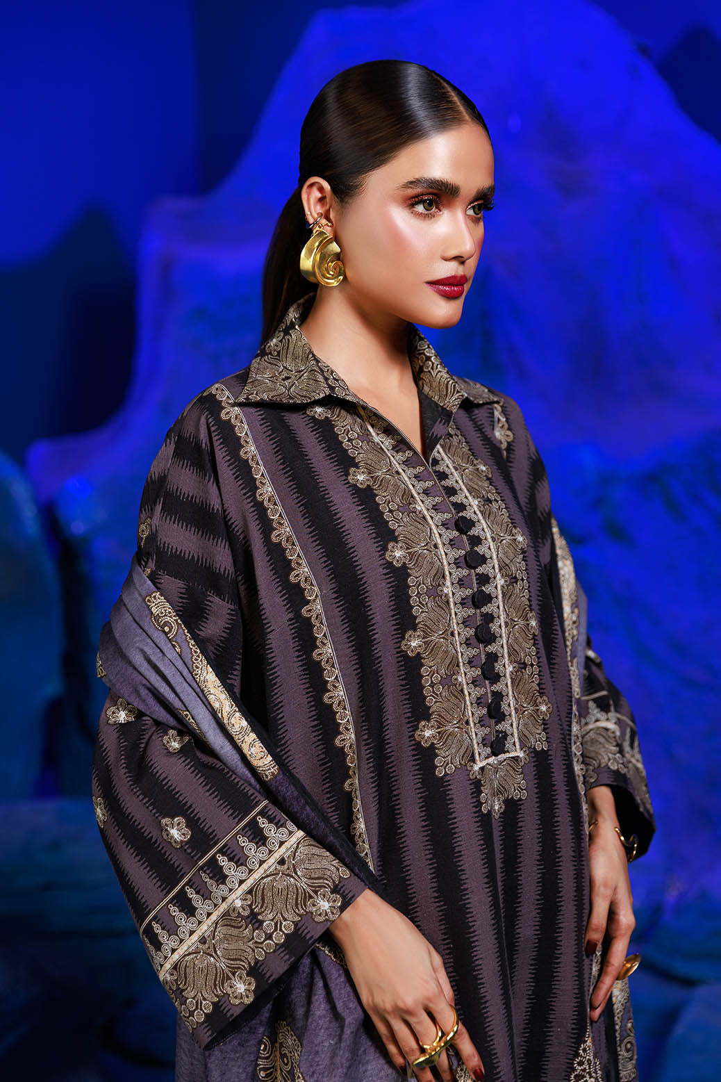 Bonanza Satrangi | Midnight Bloom 3 Pc (1W24P3P316)