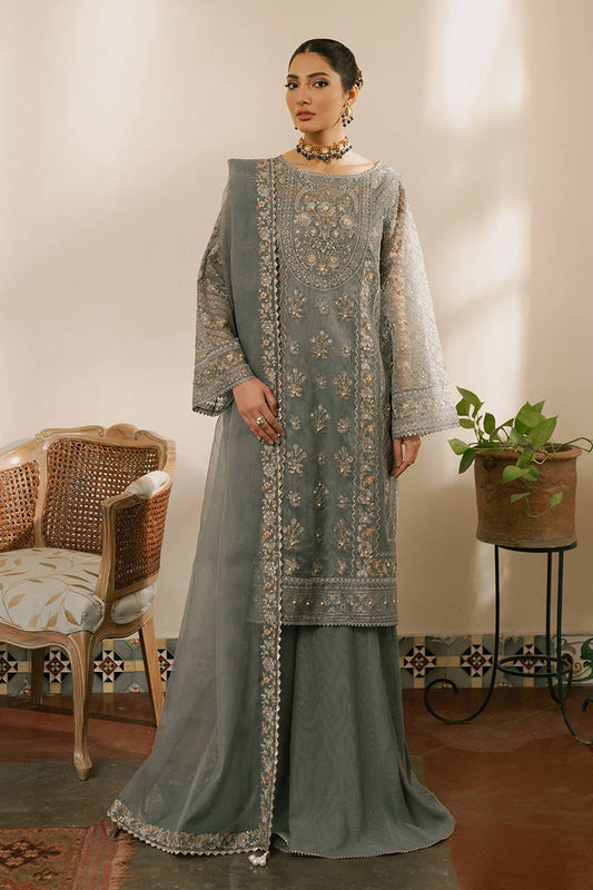 MNR | Ashiyana Festive Eid Collection 25 | Khirad XS Gray Net