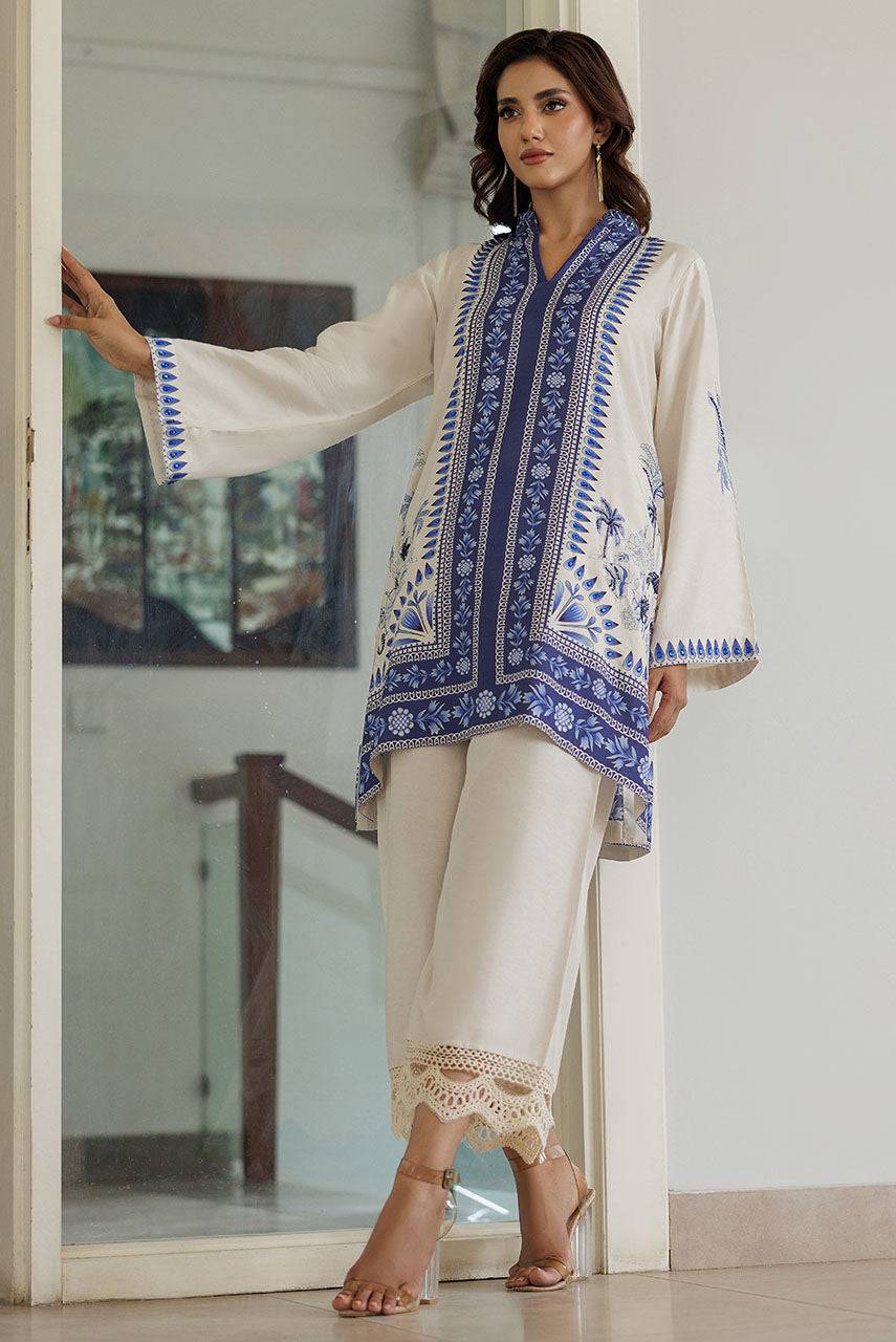 Deepak Perwani | Summer Festive 25 | Azure - Pakistani Designer Dress - by Deepak Perwani | Type: Ladies Clothes - 100% Original at Saira Sultan