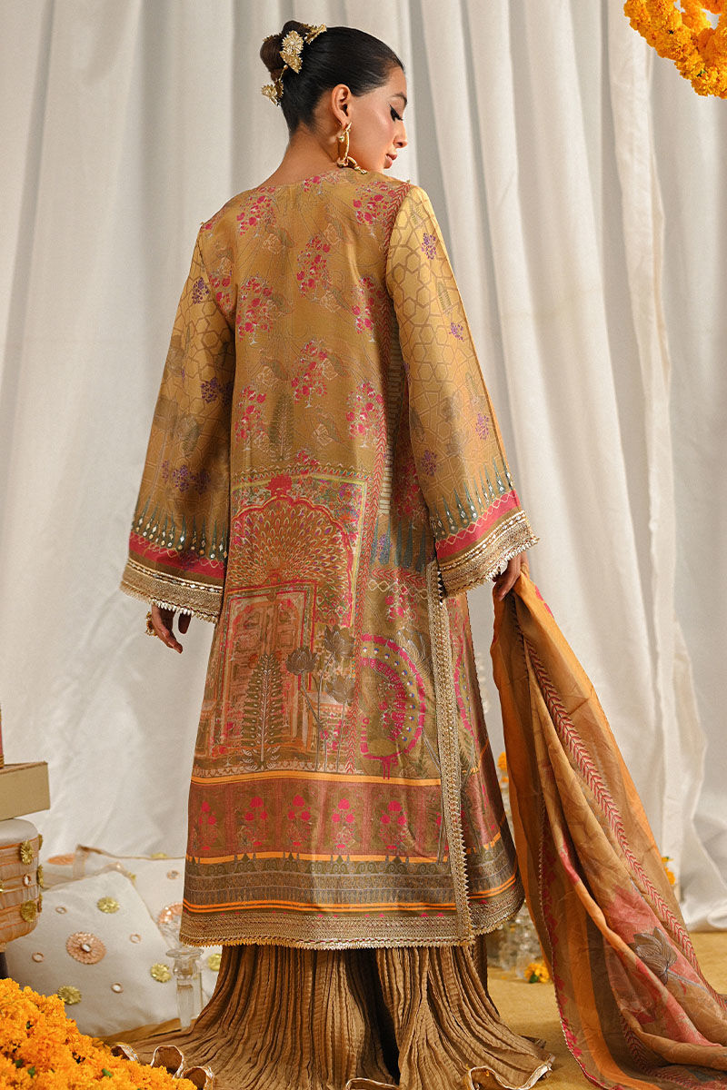 Ansab Jahangir | Digital Silk | Asmara Shirt and Dupatta - Pakistani Designer Dress - by Ansab Jahangir - Type : Ladies Clothes - 100% Original at Saira Sultan