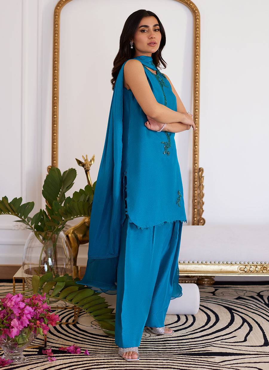 Farah Talib Aziz | Luna Eid Collection 24 | LILOU - Pakistani Designer Dress - by Farah Talib Aziz | Type: Luxury - 100% Original at Saira Sultan