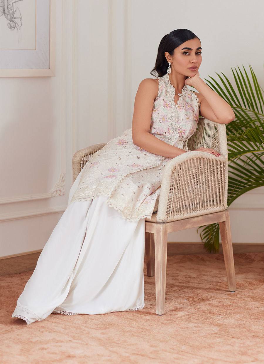 Farah Talib Aziz | Luna Eid Collection 24 | OLIVIA PEARL - Pakistani Designer Dress - by Farah Talib Aziz | Type: Luxury - 100% Original at Saira Sultan