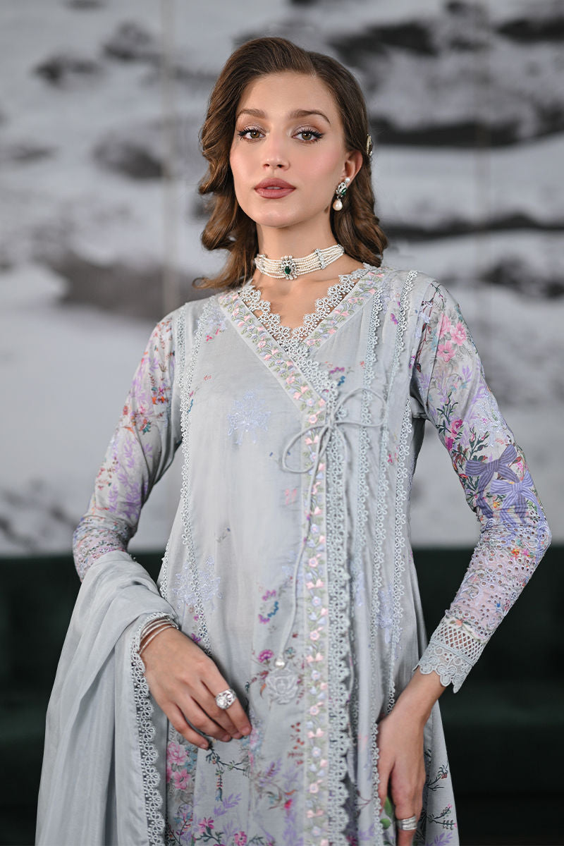 Ansab Jahangir | Knots and Bonds Ramadan Edit 25 | Vivienne L Ice Blue Schiffli