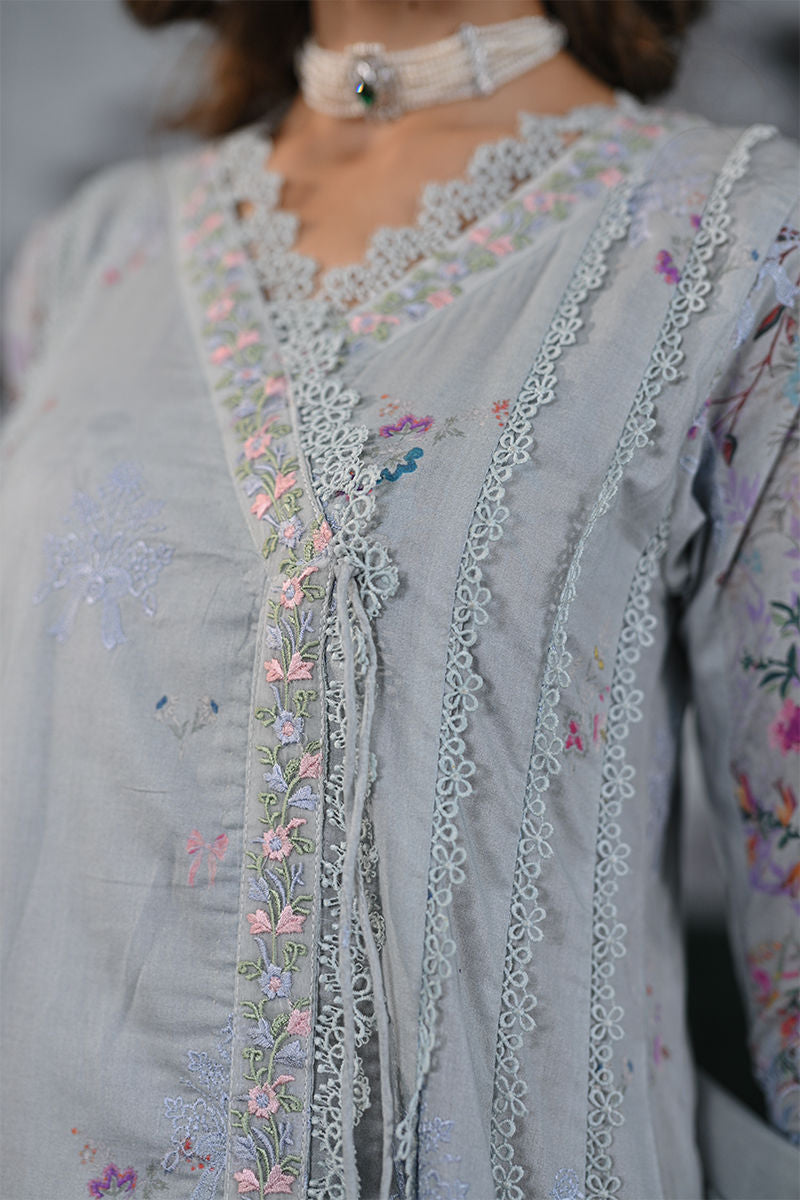 Ansab Jahangir | Knots and Bonds Ramadan Edit 25 | Vivienne M Ice Blue Schiffli