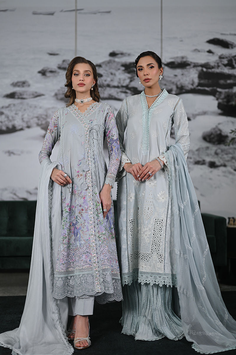 Ansab Jahangir | Knots and Bonds Ramadan Edit 25 | Vivienne XL Ice Blue Schiffli