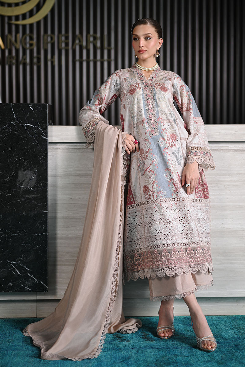 Ansab Jahangir | Knots and Bonds Ramadan Edit 25 | Dorothy XL Off White Schiffli