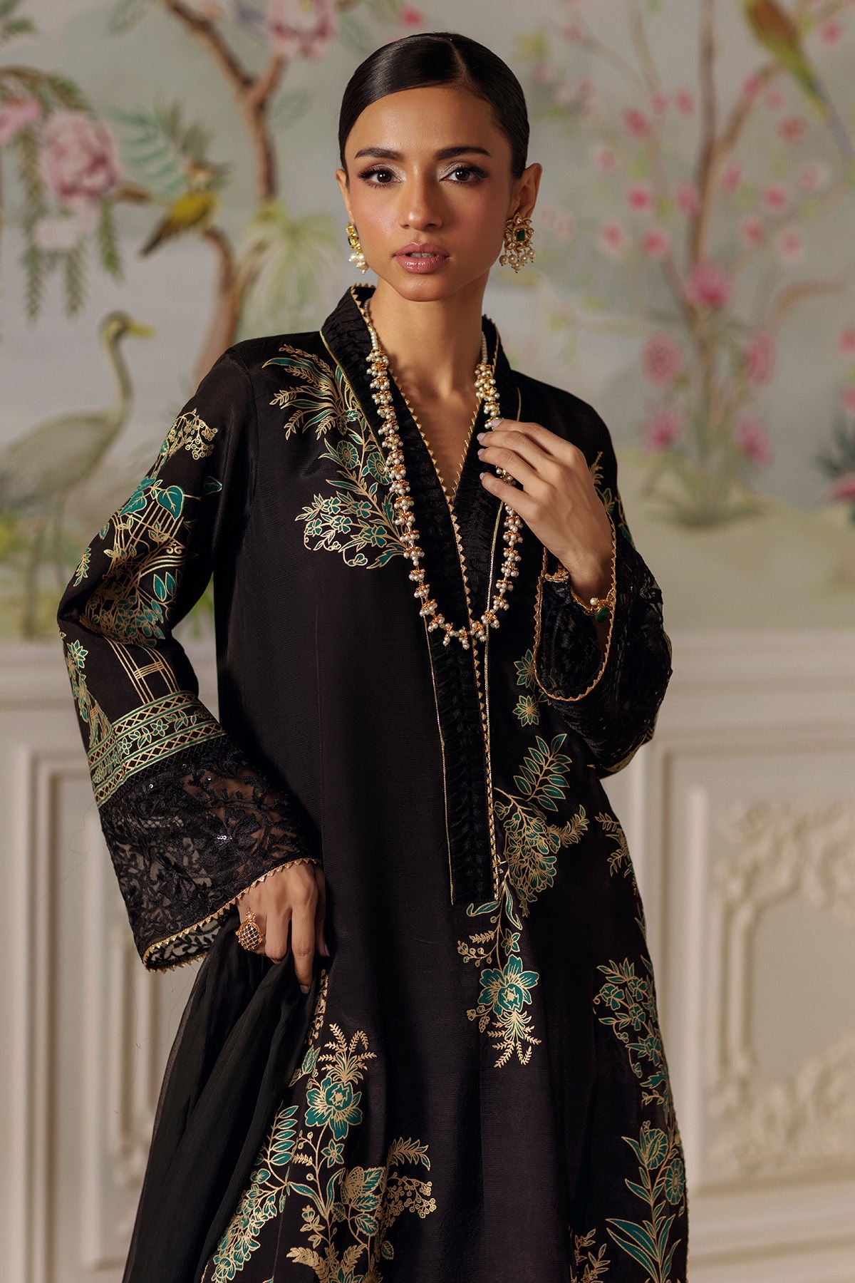 Annus Abrar | Elemental Festive | Renaab (Shirt, Pants and Dupatta) - Pakistani Designer Dress - by Annus Abrar - Type : Ladies Clothes - 100% Original at Saira Sultan
