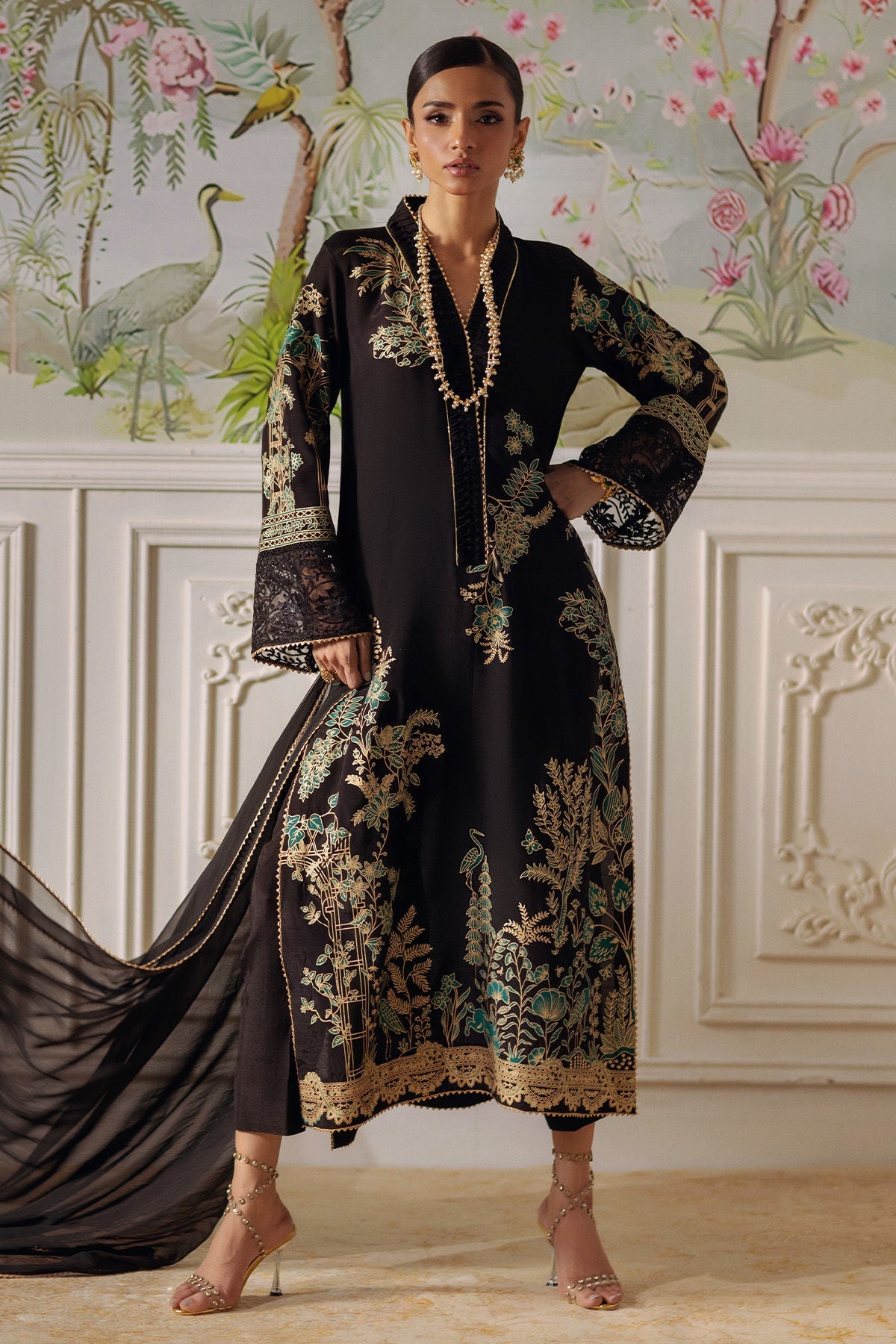 Annus Abrar | Elemental Festive | Renaab (Shirt, Pants and Dupatta) - Pakistani Designer Dress - by Annus Abrar - Type : Ladies Clothes - 100% Original at Saira Sultan
