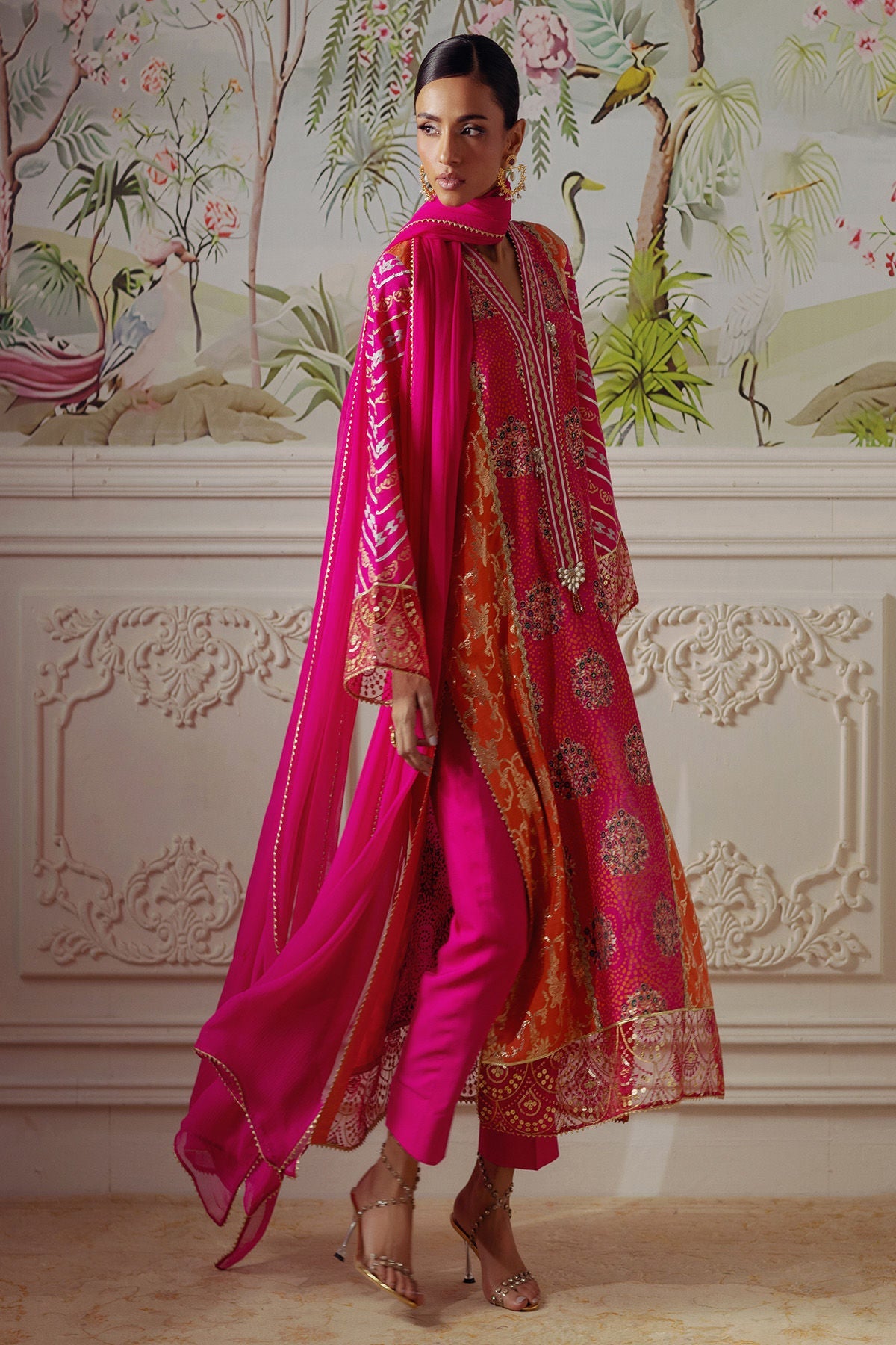 Annus Abrar | Elemental Festive | Rumniya (Shirt, Pants and Dupatta) - Pakistani Designer Dress - by Annus Abrar - Type : Ladies Clothes - 100% Original at Saira Sultan