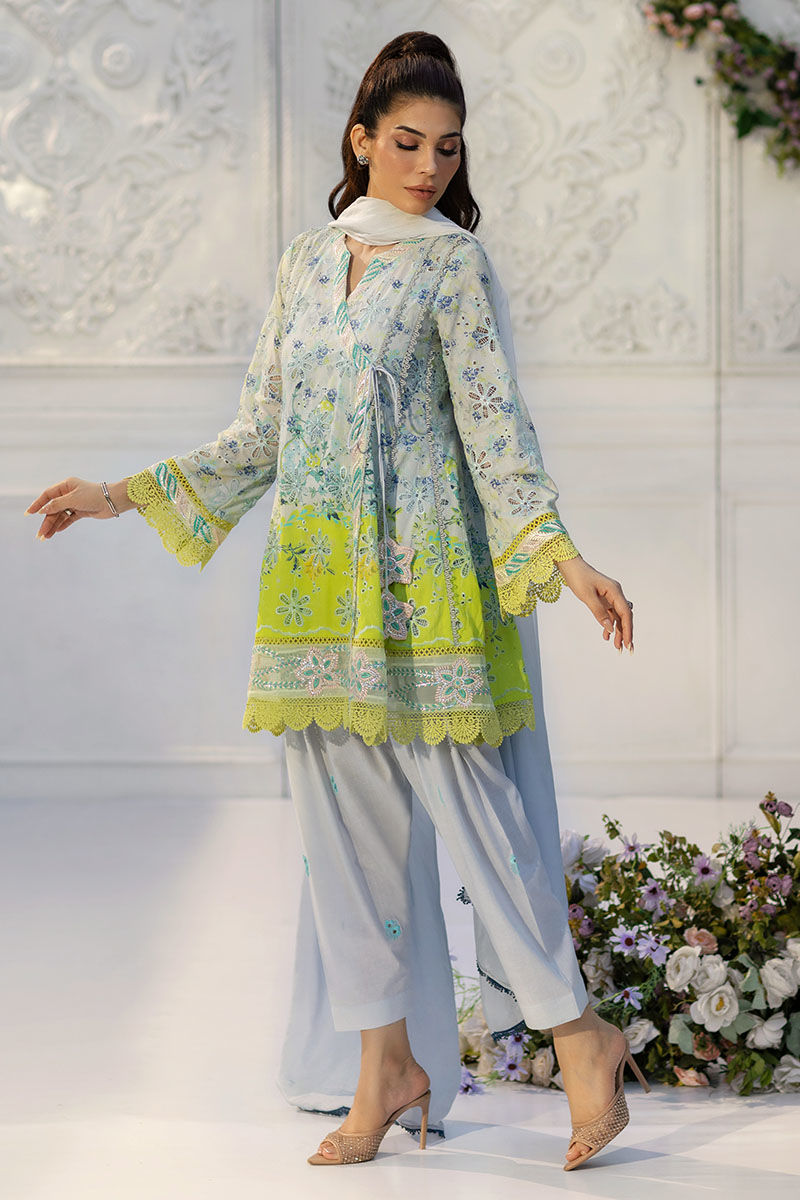 Ansab Jahangir | Wien Family Edit 25 | Kaira L Ice Blue Schiffli