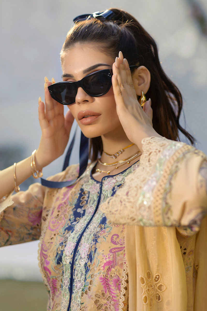 Ansab Jahangir | Wien Family Edit 25 | Laiba M Pale Yellow Lawn