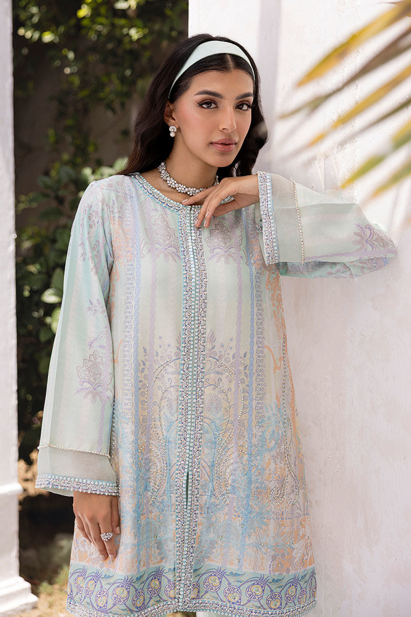 Ansab Jahangir | Digital Silk | Lux - Pakistani Designer Dress - by Ansab Jahangir - Type : Ladies Clothes - 100% Original at Saira Sultan
