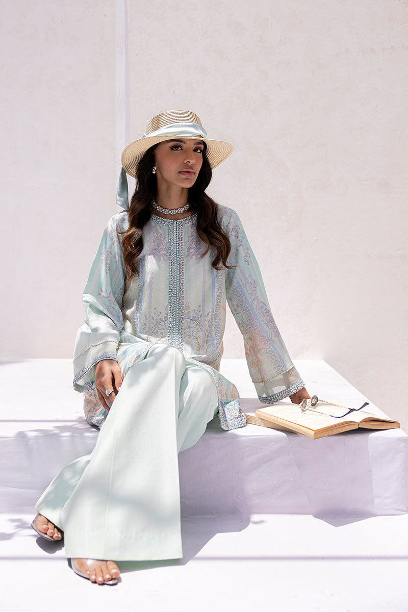 Ansab Jahangir | Digital Silk | Lux - Pakistani Designer Dress - by Ansab Jahangir - Type : Ladies Clothes - 100% Original at Saira Sultan