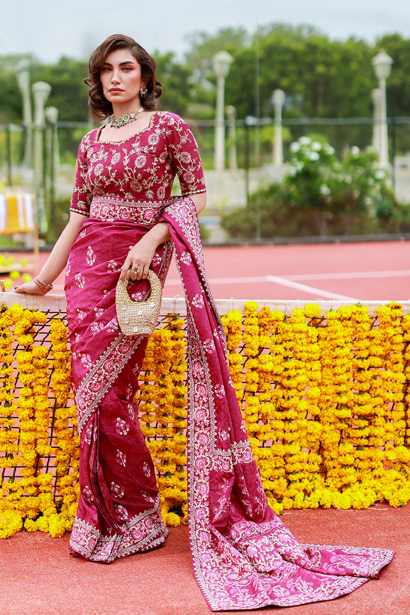 Ansab Jahangir | Marigold and Gota | Amarisa - Pakistani Designer Dress - by Ansab Jahangir - Type : Ladies Clothes - 100% Original at Saira Sultan