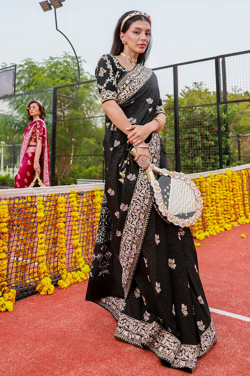 Ansab Jahangir | Marigold and Gota | Zareenah - Pakistani Designer Dress - by Ansab Jahangir - Type : Ladies Clothes - 100% Original at Saira Sultan