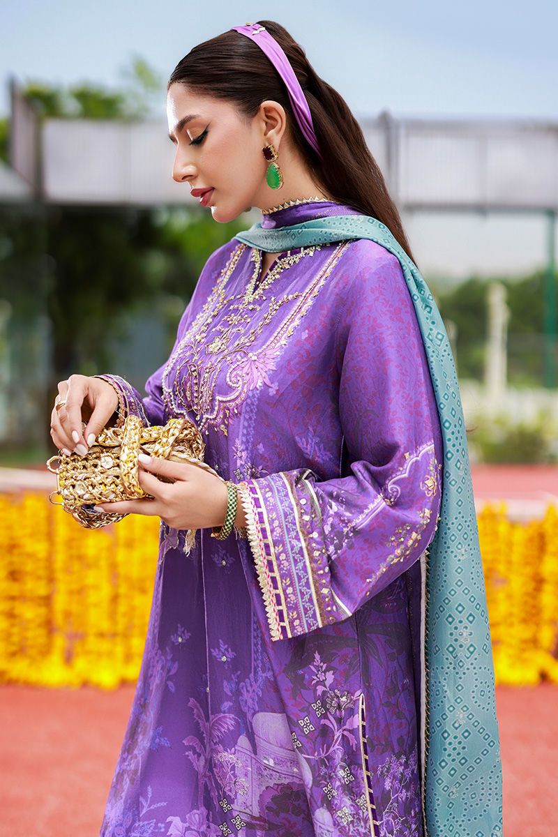Ansab Jahangir | Digital Silk | Nehir - Pakistani Designer Dress - by Ansab Jahangir - Type : Ladies Clothes - 100% Original at Saira Sultan