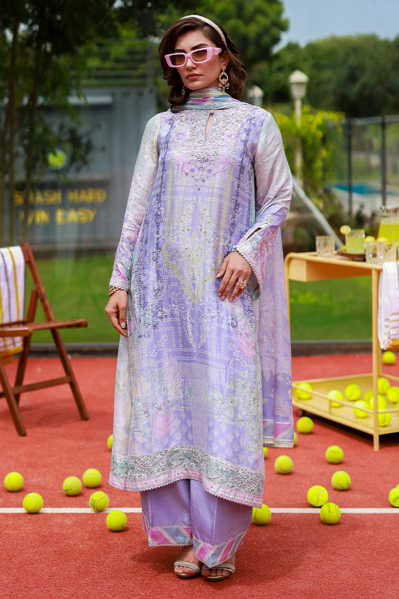 Ansab Jahangir | Digital Silk | Yarah - Pakistani Designer Dress - by Ansab Jahangir - Type : Ladies Clothes - 100% Original at Saira Sultan