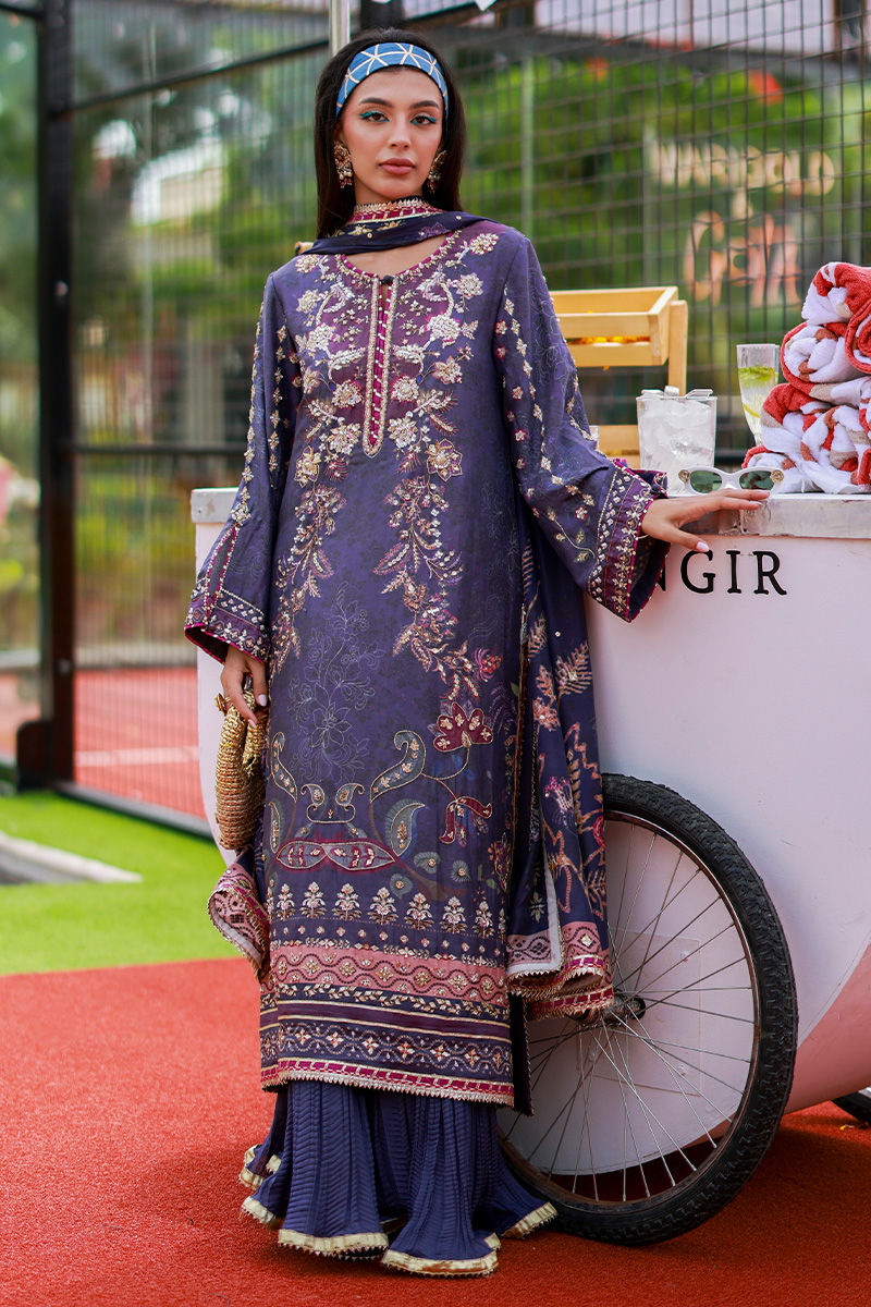Ansab Jahangir | Marigold and Gota | Eshal - Pakistani Designer Dress - by Ansab Jahangir - Type : Ladies Clothes - 100% Original at Saira Sultan