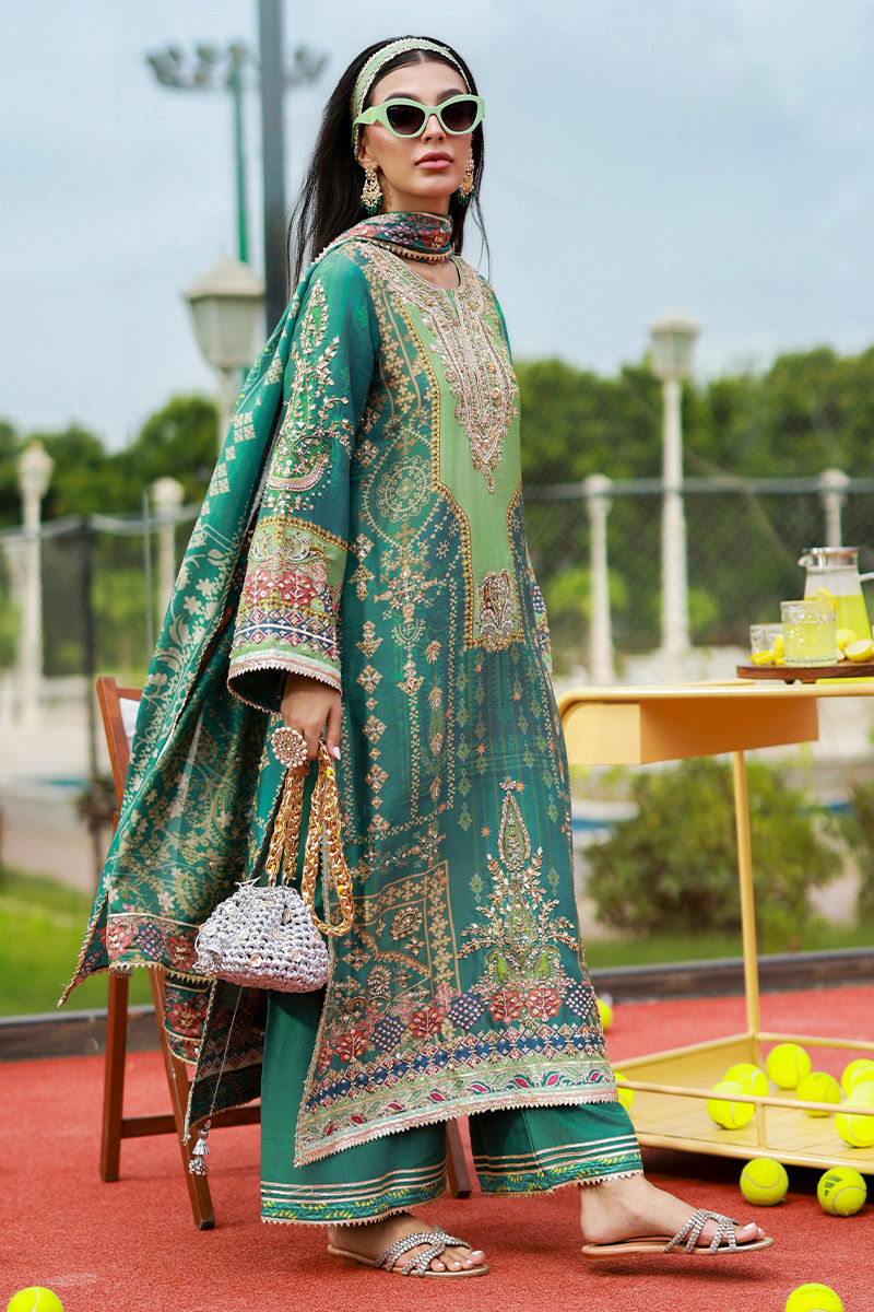 Ansab Jahangir | Marigold and Gota | Zartasha - Pakistani Designer Dress - by Ansab Jahangir - Type : Ladies Clothes - 100% Original at Saira Sultan