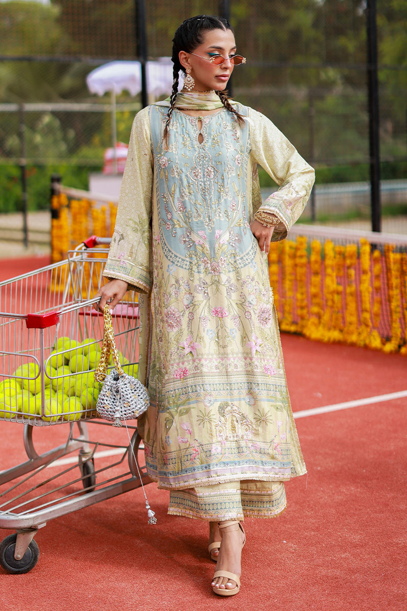 Ansab Jahangir | Digital Silk | Amalya - Pakistani Designer Dress - by Ansab Jahangir - Type : Ladies Clothes - 100% Original at Saira Sultan