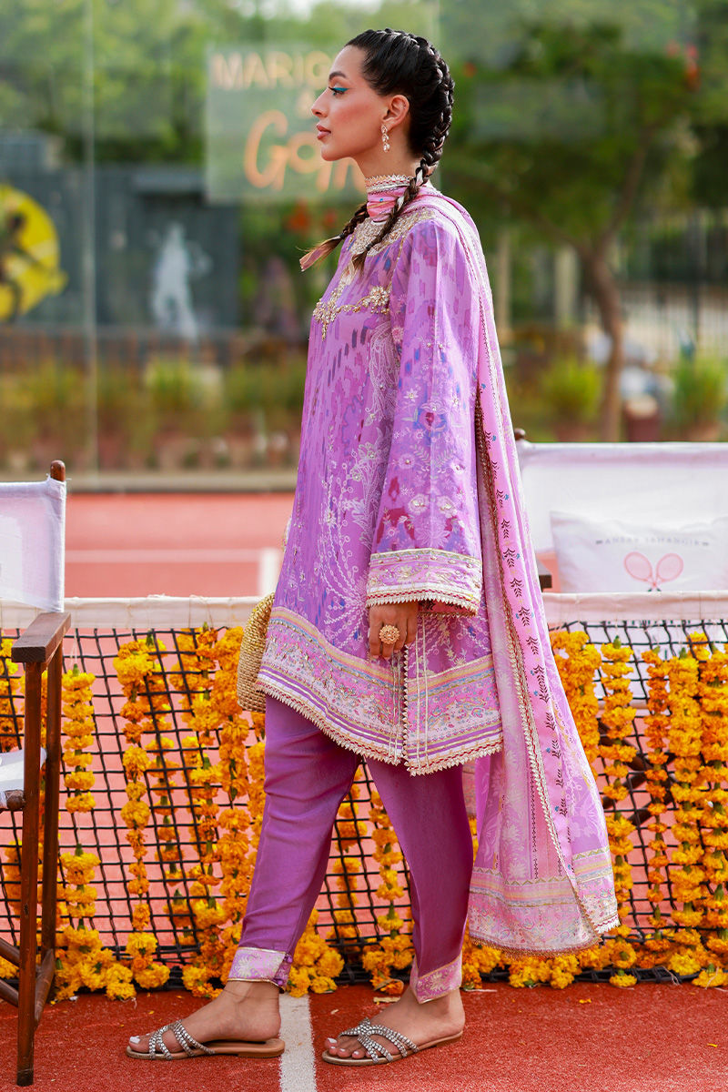Ansab Jahangir | Marigold and Gota | Maeryn - Pakistani Designer Dress - by Ansab Jahangir - Type : Ladies Clothes - 100% Original at Saira Sultan