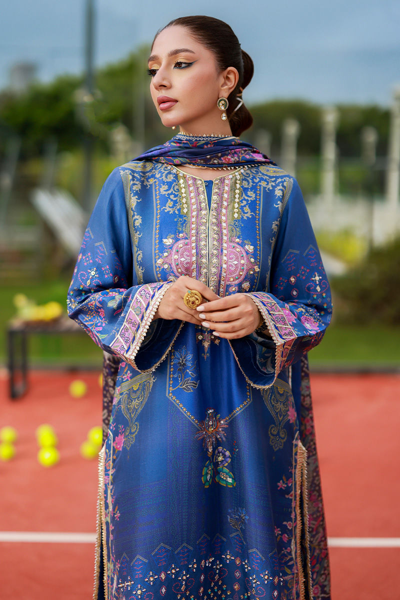 Ansab Jahangir | Digital Silk | Aroosha - Pakistani Designer Dress - by Ansab Jahangir - Type : Ladies Clothes - 100% Original at Saira Sultan
