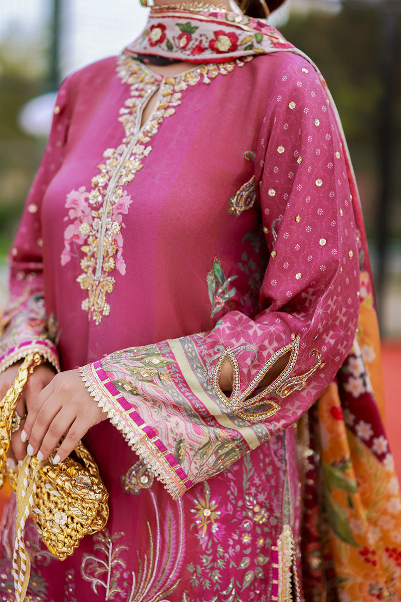 Ansab Jahangir | Marigold and Gota | Sanilah - Pakistani Designer Dress - by Ansab Jahangir - Type : Ladies Clothes - 100% Original at Saira Sultan