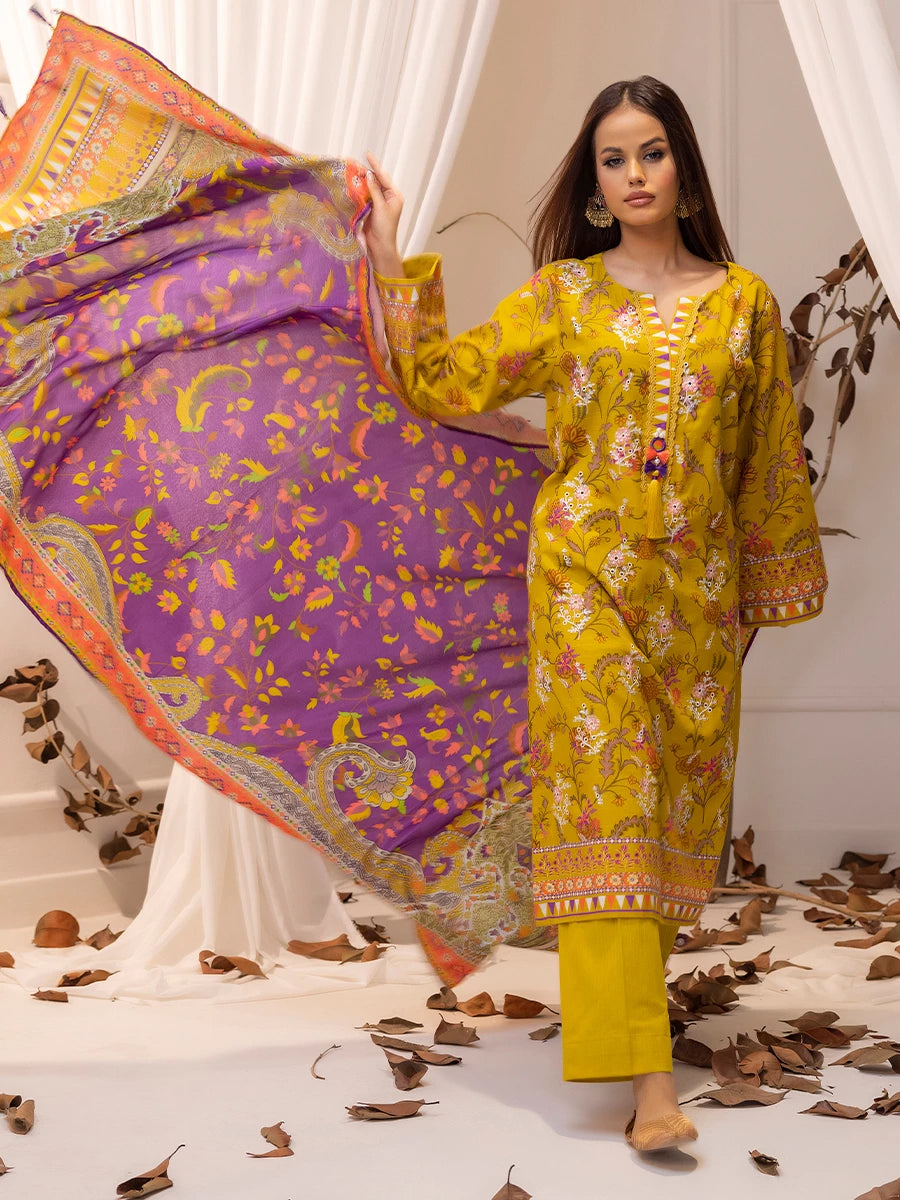 Salitex | Khaddar 24 | K-05 M Leather Khaddar