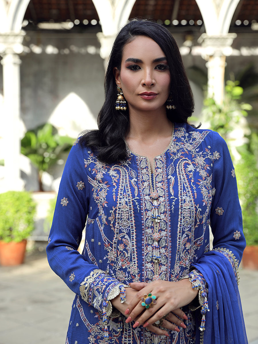 Salitex | Raaya Chiffon 24 | M04 - Pakistani Designer Dress - by Salitex | Type: Formal - 100% Original at Saira Sultan