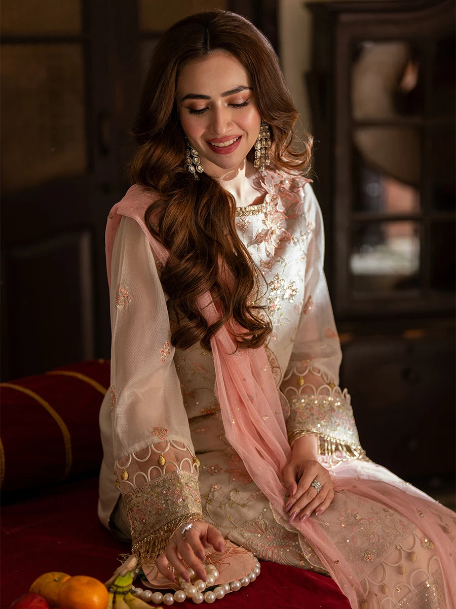 Salitex | Signature Festive Chiffon | SUNW6NO033UT M Light Pink Paper Cotton