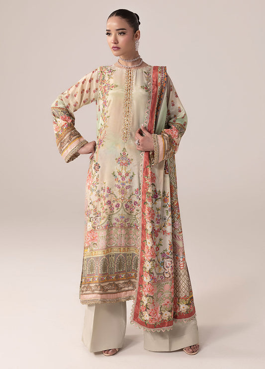 Sahane | Suay Silk Handwork Edit | CT-15004 AVA - SUAY XS Beige Silk