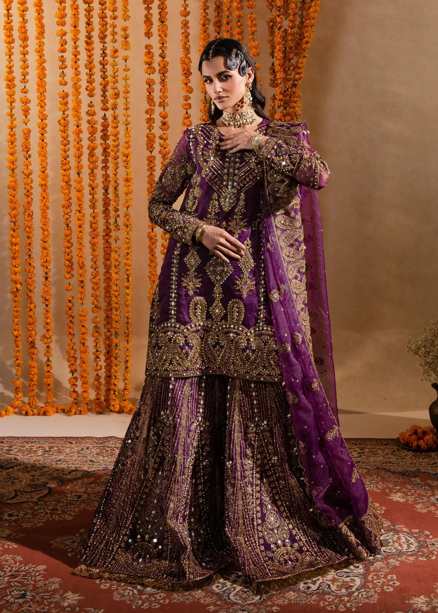Maria Osama Khan | Sajni Wedding Festive | Yashfa - Pakistani Designer Dress - by Maria Osama Khan | Type: Bridal - 100% Original at Saira Sultan