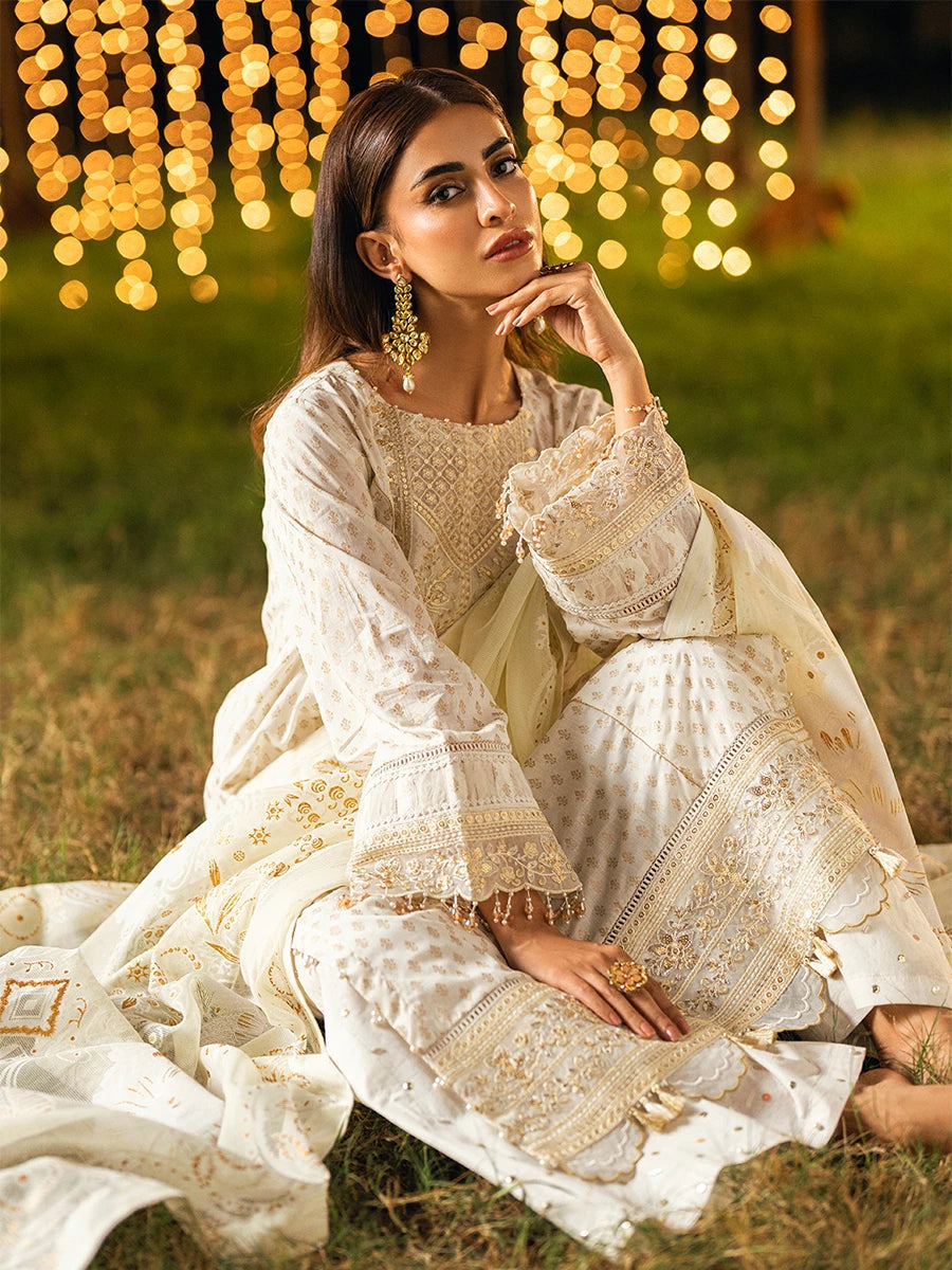 Salitex | Signature Festive Chiffon | UNS25WW007UT Custom Size Off White Cambric