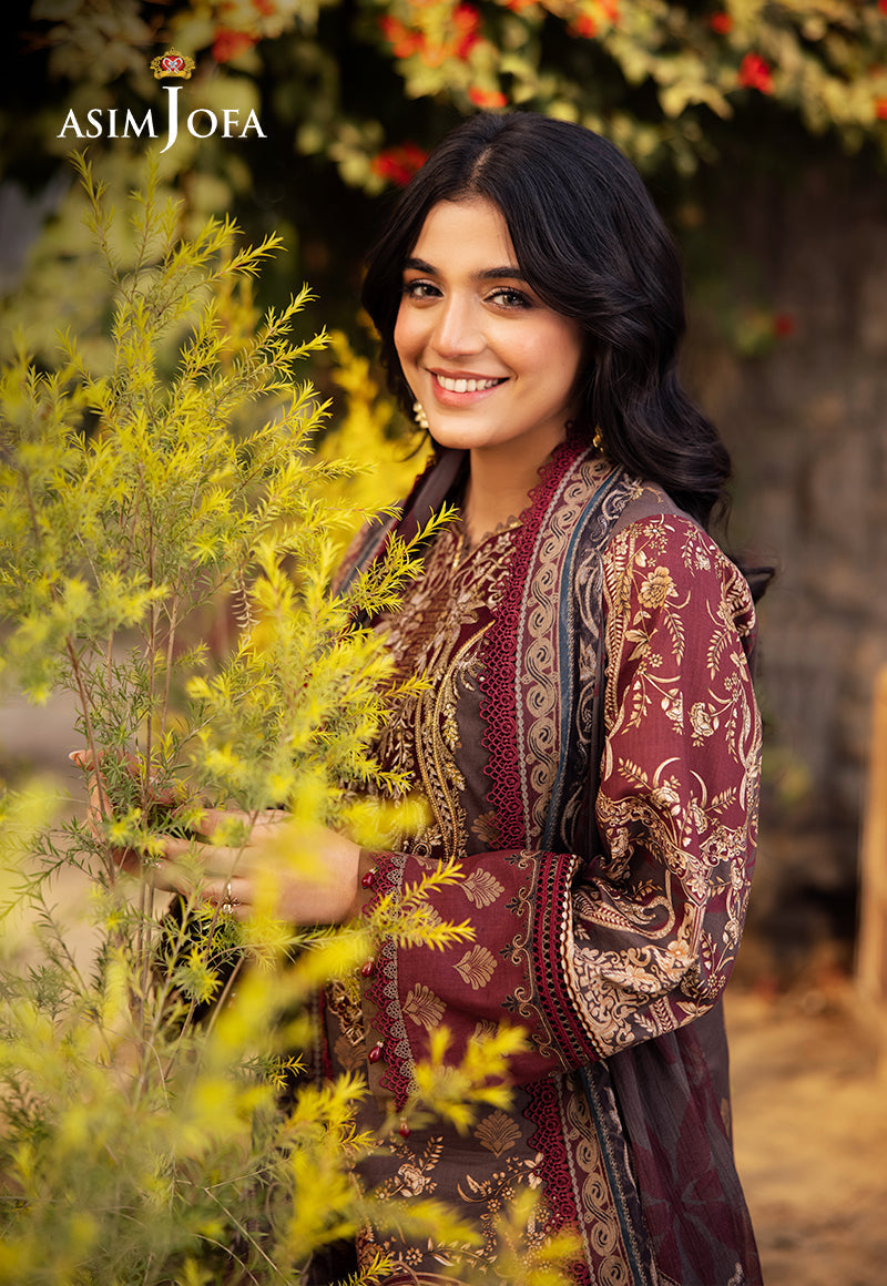 Asim Jofa | Prints Drop 2 | AJUBJ-01 XL Gray Lawn