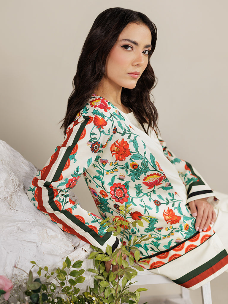 Rajbari | Amal Summer Prints Exclusive | Amal Summer Prints - 13 L Ivory Lawn