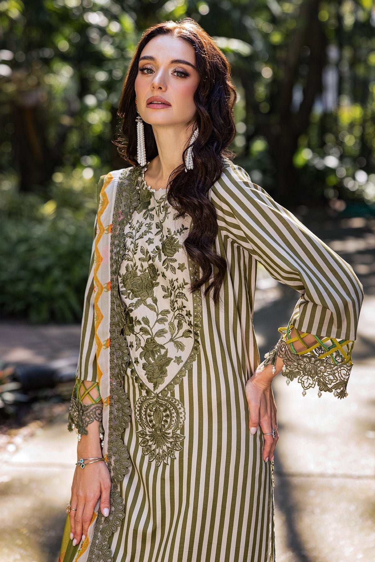 Charizma | Naranji Lawn | CN5-07 L Mint Green Lawn
